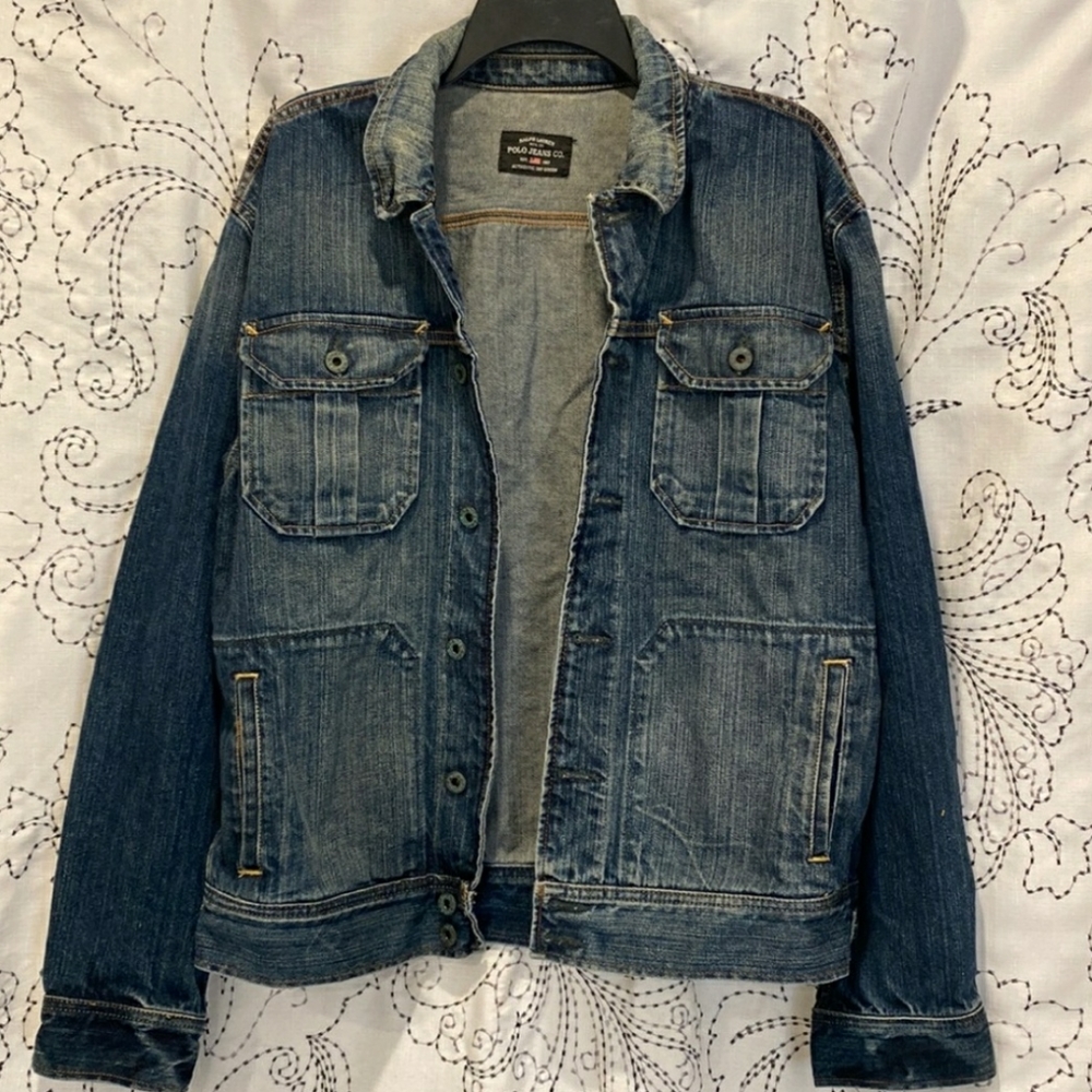Polo Jeans Co. Ralph Lauren Mens Jean Jacket Size L